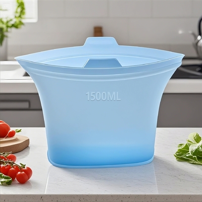 Un buen precio. Bolsas de almacenamiento de alimentos de silicona ecológicas y sostenibles con sellos herméticos, resistencia al calor y fácil limpieza                                                                                                                                                                                                                                Y ayudándote a salvar en línea