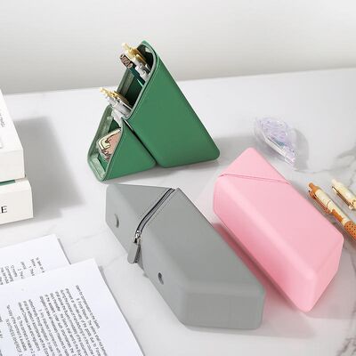 Un buen precio. Borradores Caja de lápiz de silicona personalizada Sí, libre de BPA Sí, sostenedor de lápiz ecológico no tóxico con opción de logotipo personalizado en línea
