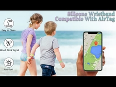 Brazalete de etiqueta de aire de silicona y pulsera