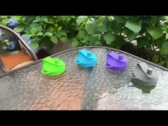 4-Pack Reutilizable Coca-Cola Con tapas con pajitas