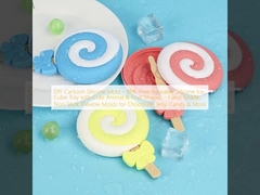 Hágalo usted mismo Molde de silicona de dibujos animados   BPA-Free Reusable Silicone Ice Cube Tray con lindas formas de animales y frutas    Food-Grade, Non-Stick, moldes flexibles para chocolate, jalea, dulces y más